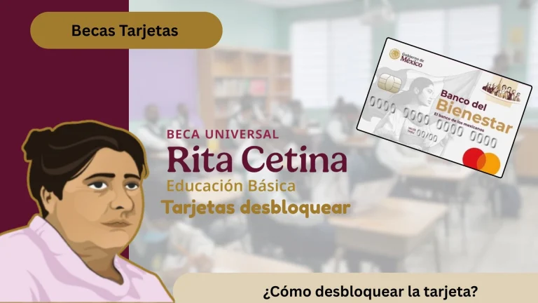 Tarjeta Beca Rita Cretina bloqueada