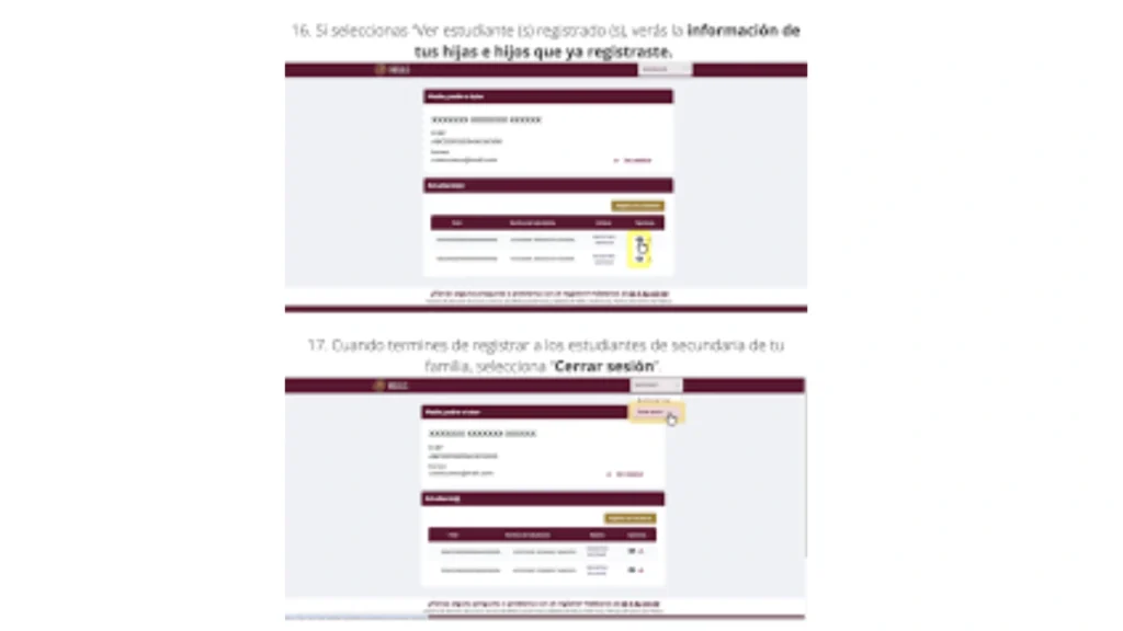 Archivos requeridos para la inscripción Becas Rita Cetina 1 Documentos del tutor o tutora legal